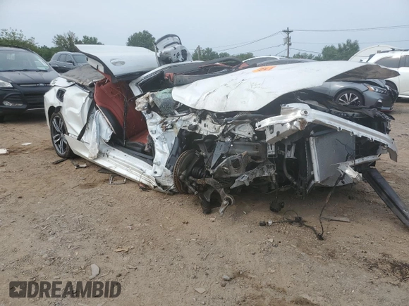 2021 BMW 8 Series with VIN WBAFY4C05MCG12088, listed as a Copart auction lot 61448624 with Not provided miles and Salvage title. Bid and sale history available at DreamBid. Image 4.