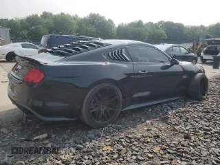 2019 Ford Mustang GT with VIN 1FA6P8CF3K5111433, listed as a Copart auction lot 59966135 with 27,572 mi miles and Salvage title. Bid and sale history available at DreamBid. Image 3.