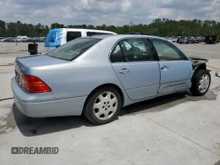 2003 Lexus LS 430 z VIN JTHBN30F030116821, wystawiony jako Copart lot #56182675 z przebiegiem 265 973 mil mil oraz Szkody całkowita. Historia ofert i sprzedaży dostępna na DreamBid. Obrazek 3.