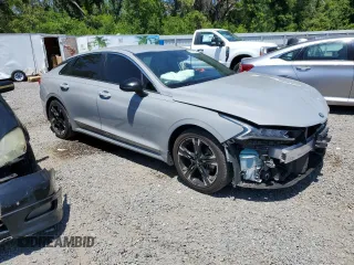 2021 Kia K5 GT-Line with VIN 5XXG64J27MG022120, listed as a Copart auction lot 53398665 with 127,257 mi miles and Salvage Title. Bid and sale history available at carsss.com. Image 4.