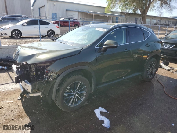 2022 Lexus NX with VIN 2T2GGCEZ5NC007649, listed as a Copart auction lot 66188924 with 6,178 mi miles and Salvage Title. Bid and sale history available at carsss.com. Image 1.
