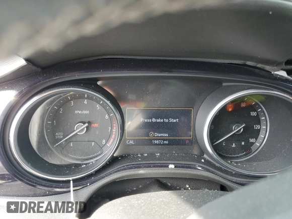2022 Buick Encore GX Essence with VIN KL4MMFSL8NB148628, listed as a Copart auction lot 49227105 with 19,872 mi miles and Salvage title. Bid and sale history available at DreamBid. Image 9.