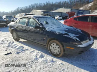 1999 Saturn SL with VIN 1G8ZF5283XZ157513, listed as a Copart auction lot 89053385 with 167,847 mi miles and Salvage Title. Bid and sale history available at carsss.com. Image 4.