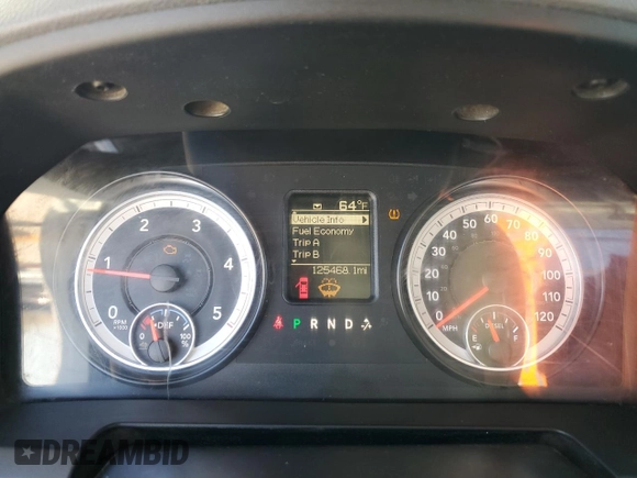 2015 Ram 1500 Tradesman with VIN 3C6JR7DM6FG554932, listed as a Copart auction lot 52973365 with 125,468 mi miles and Salvage title. Bid and sale history available at DreamBid. Image 9.