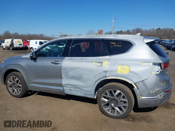 2023 Hyundai Santa Fe Calligraphy with VIN 5NMS5DAL7PH624396, listed as a IAAI auction lot 41747848 with 13,734 mi miles. Bid and sale history available at carsss.com. Image 6.