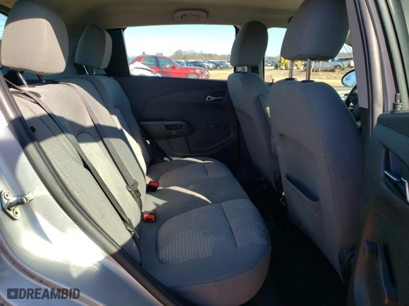 2014 Chevrolet Sonic LS with VIN 1G1JA6SH9E4164380, listed as a Copart auction lot 41633345 with 56,862 mi miles and Salvage Title. Bid and sale history available at carsss.com. Image 11.