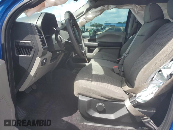 2017 Ford F-150 XL with VIN 1FTEW1C85HFA87480, listed as a Copart auction lot 51813955 with 185,207 mi miles and Salvage Title. Bid and sale history available at carsss.com. Image 7.