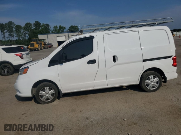 2019 Nissan NV200 S with VIN 3N6CM0KN8KK691507, listed as a Copart auction lot 57209875 with 126,013 mi miles and Salvage title. Bid and sale history available at DreamBid. Image 1.