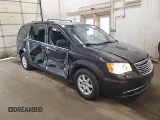 2012 Chrysler Town & Country Touring with VIN 2C4RC1BG3CR299752, listed as a Copart auction lot 54053485 with 228,005 mi miles and Salvage Title. Bid and sale history available at carsss.com. Image 4.