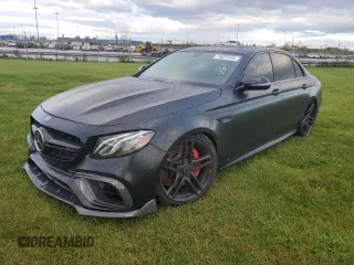 2018 Mercedes-Benz E-Class AMG E 63 S with VIN WDDZF8KB5JA392641, listed as a Copart auction lot 73023144 with 54,632 mi miles and Clean Title. Bid and sale history available at carsss.com. Image 1.
