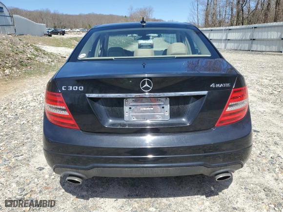 2012 Mercedes-Benz C-Class C 300 Sport with VIN WDDGF8BBXCR197159, listed as a Copart auction lot 54054625 with 90,875 mi miles and Salvage Title. Bid and sale history available at carsss.com. Image 6.