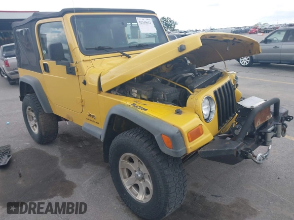 2005 Jeep Wrangler SE z VIN 1J4FA29S95P373313, wystawiony jako IAAI lot #42340611 z przebiegiem 162 801 mil mil oraz . Historia ofert i sprzedaży dostępna na DreamBid. Obrazek 1.
