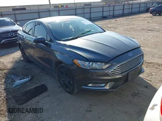 2018 Ford Fusion SE with VIN 3FA6P0HD0JR158536, listed as a IAAI auction lot 41695179 with 114,815 mi miles. Bid and sale history available at carsss.com. Image 1.