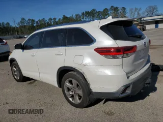 2018 Toyota Highlander Limited with VIN 5TDYZRFH3JS237171, listed as a Copart auction lot 50237545 with 107,256 mi miles and Salvage title. Bid and sale history available at DreamBid. Image 2.