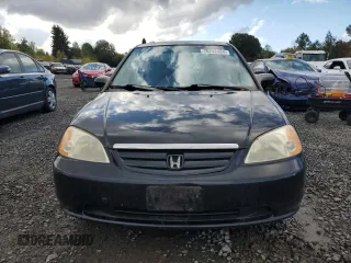 2001 Honda Civic LX with VIN JHMES15561S001328, listed as a Copart auction lot 76742434 with 170,968 mi miles and Clean Title. Bid and sale history available at carsss.com. Image 5.