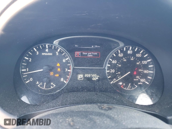 2015 Nissan Altima S with VIN 1N4AL3AP4FN883255, listed as a Copart auction lot 52105205 with 209,720 mi miles and Non Repairable. Bid and sale history available at DreamBid. Image 9.