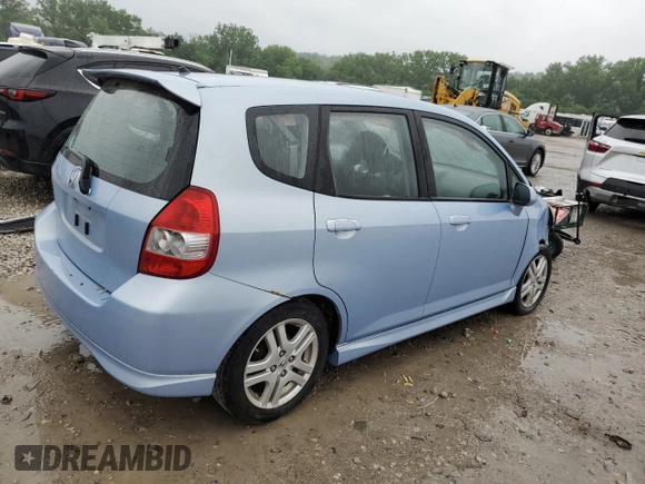 2008 Honda Fit Sport z VIN JHMGD38648S051884, wystawiony jako Copart lot #57613495 z przebiegiem Nie podano mil oraz Szkoda całkowita • Salvage title. Historia ofert i sprzedaży dostępna na DreamBid. Obrazek 3.