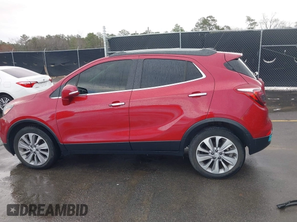 2018 Buick Encore Preferred with VIN KL4CJASB7JB701262, listed as a IAAI auction lot 41717933 with 55,321 mi miles. Bid and sale history available at carsss.com. Image 14.