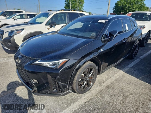 2022 Lexus UX with VIN JTHE3JBHXN2048556, listed as a Copart auction lot 53814865 with 199,622 mi miles and Clean Title. Bid and sale history available at carsss.com. Image 2.