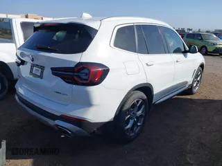 2024 BMW X3 sDrive30i with VIN 5UX43DP04R9W49345, listed as a IAAI auction lot 40539213 with 5,522 mi miles and . Bid and sale history available at DreamBid. Image 4.