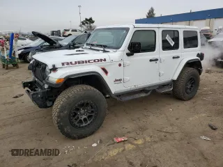 2021 Jeep Wrangler Unlimited Rubicon with VIN 1C4JJXFG3MW863795, listed as a Copart auction lot 86586464 with 18,711 mi miles and Clean Title. Bid and sale history available at carsss.com. Image 1.