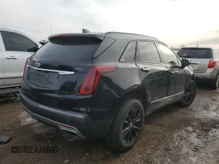 2021 Cadillac XT5 AWD Premium Luxury with VIN 1GYKNDRS9MZ141571, listed as a Copart auction lot 46450135 with 92,668 mi miles and Salvage Title. Bid and sale history available at carsss.com. Image 3.