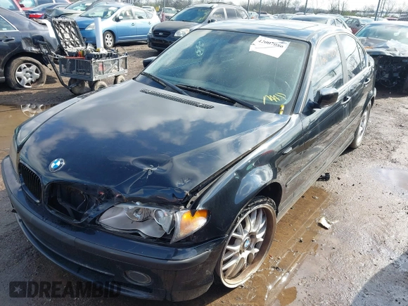 2003 BMW 3 Series 330i with VIN WBAEV53453KM03111, listed as a IAAI auction lot 42007086 with 156,353 mi miles. Bid and sale history available at carsss.com. Image 2.