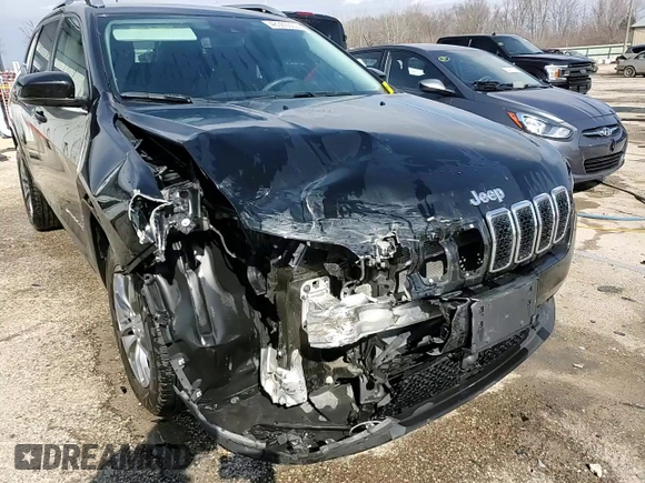 2021 Jeep Cherokee Latitude Lux with VIN 1C4PJLMX0MD173844, listed as a Copart auction lot 48360505 with 61,245 mi miles and Salvage Title. Bid and sale history available at carsss.com. Image 15.