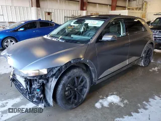 2022 Hyundai IONIQ 5 Limited with VIN KM8KRDAF1NU082051, listed as a Copart auction lot 43424095 with 39,511 mi miles and Salvage Title. Bid and sale history available at carsss.com. Image 1.
