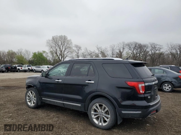 2018 Ford Explorer Limited с VIN 1FM5K8FH0JGC27463, выставлен на аукционе Copart как лот 51983345 с пробегом 128 725 миль миль и Списание • Salvage title. История ставок и продаж доступна на DreamBid. Изображение 2.