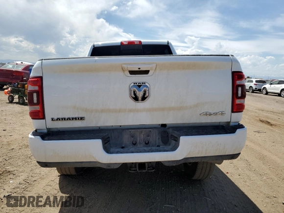 2023 Ram 2500 Laramie with VIN 3C6UR5FL9PG632207, listed as a Copart auction lot 56260654 with 31,302 mi miles and Salvage Title. Bid and sale history available at carsss.com. Image 6.