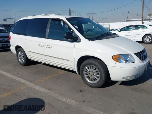 2002 Chrysler Town & Country Limited with VIN 2C8GP64L22R715175, listed as a IAAI auction lot 41312600 with 187,421 mi miles. Bid and sale history available at carsss.com. Image 1.