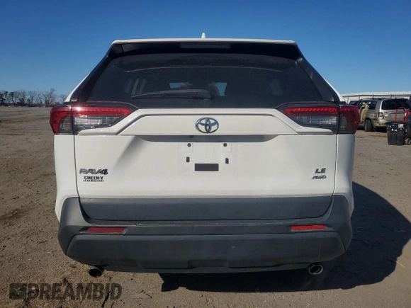 2022 Toyota RAV4 LE with VIN 2T3F1RFV4NW260922, listed as a Copart auction lot 49579835 with 64,289 mi miles and Salvage Title. Bid and sale history available at carsss.com. Image 6.