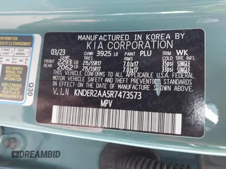 2024 Kia Seltos EX z VIN KNDER2AA5R7473573, wystawiony jako IAAI lot #41906243 z przebiegiem 39 672 mil mil oraz . Historia ofert i sprzedaży dostępna na DreamBid. Obrazek 9.