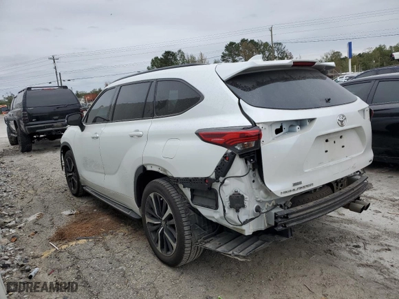 2022 Toyota Highlander XSE with VIN 5TDLZRAHXNS123496, listed as a Copart auction lot 79821694 with 41,095 mi miles and Salvage Title. Bid and sale history available at carsss.com. Image 2.
