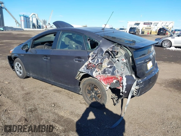 2013 Toyota Prius One with VIN JTDKN3DU6D1719665, listed as a IAAI auction lot 38765023 with 50,913 mi miles and . Bid and sale history available at DreamBid. Image 3.