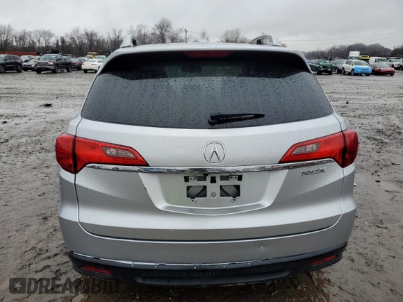 2015 Acura RDX Technology with VIN 5J8TB3H58FL010468, listed as a Copart auction lot 62132145 with 64,405 mi miles and Salvage title. Bid and sale history available at DreamBid. Image 6.