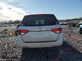 2016 Honda Odyssey EX with VIN 5FNRL5H40GB156120, listed as a Copart auction lot 47014995 with 150,156 mi miles and Salvage Title. Bid and sale history available at carsss.com. Image 6.