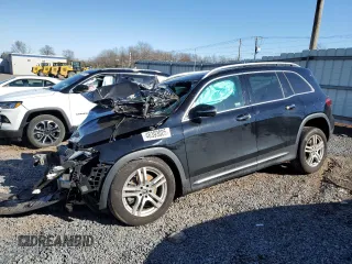 2021 Mercedes-Benz GLB with VIN W1N4M4HB1MW117441, listed as a Copart auction lot 48393025 with 0 mi miles and Salvage Title. Bid and sale history available at carsss.com. Image 1.