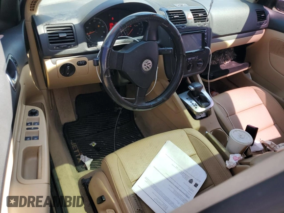 2007 Volkswagen Jetta Wolfsburg Edition with VIN 3VWEF71K67M061788, listed as a Copart auction lot 61759835 with 184,055 mi miles and Salvage title. Bid and sale history available at DreamBid. Image 8.