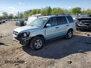2003 Honda Pilot EX with VIN 2HKYF18493H587563, listed as a Copart auction lot 54897205 with 120,408 mi miles and Salvage Title. Bid and sale history available at carsss.com. Image 1.
