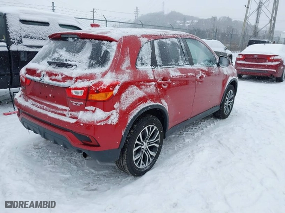 2019 Mitsubishi Outlander Sport ES 2.0 with VIN JA4AR3AU9KU028026, listed as a IAAI auction lot 41346145 with 56,886 mi miles. Bid and sale history available at carsss.com. Image 4.
