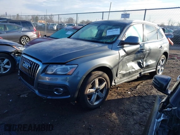 2012 Audi Q5 3.2L Premium Plus with VIN WA1DKAFP9CA100015, listed as a IAAI auction lot 41669585 with 213,972 mi miles. Bid and sale history available at carsss.com. Image 17.