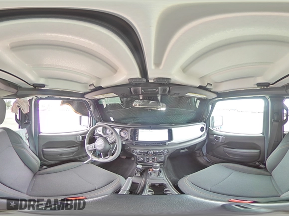 2024 Jeep Wrangler Sport S with VIN 1C4PJXDN4RW124924, listed as a Copart auction lot 50516555 with 7,747 mi miles and Salvage Title. Bid and sale history available at DreamBid. Image 14.