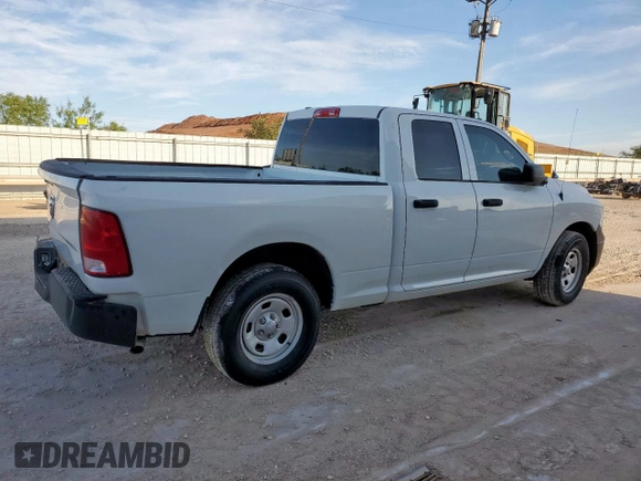 2022 Ram 1500 Tradesman with VIN 1C6RR6FG9NS161793, listed as a Copart auction lot 59512035 with 34,102 mi miles and Salvage title. Bid and sale history available at DreamBid. Image 3.