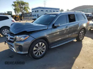 2019 Mercedes-Benz GLS 450 z VIN 4JGDF6EE5KB198424, wystawiony jako Copart lot #56060955 z przebiegiem 65 016 mil mil oraz Szkoda całkowita • Salvage title. Historia ofert i sprzedaży dostępna na DreamBid. Obrazek 1.
