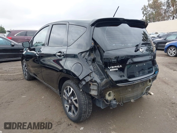 2015 Nissan Note SV with VIN 3N1CE2CP9FL428148, listed as a IAAI auction lot 41491538 with 83,549 mi miles and . Bid and sale history available at DreamBid. Image 3.