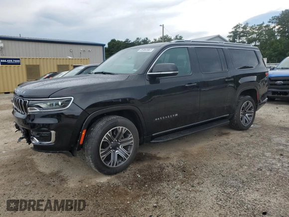 2024 Jeep Wagoneer Series II with VIN 1C4SJRBP3RS126648, listed as a Copart auction lot 64575375 with 50,974 mi miles and Clean title. Bid and sale history available at DreamBid. Image 1.