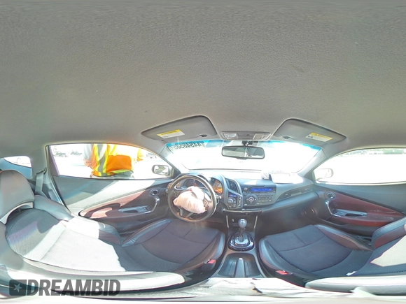 2015 Honda CR-Z EX with VIN JHMZF1D65FS002316, listed as a Copart auction lot 44546585 with 87,745 mi miles and Salvage Title. Bid and sale history available at DreamBid. Image 15.