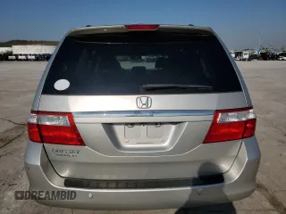2007 Honda Odyssey Touring with VIN 5FNRL38817B099305, listed as a Copart auction lot 52005335 with 215,799 mi miles and Salvage Title. Bid and sale history available at carsss.com. Image 6.